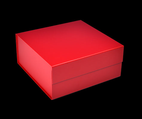 Matte Red - Magnetic Gift Box - 8 x 8 x 3-1/8"
