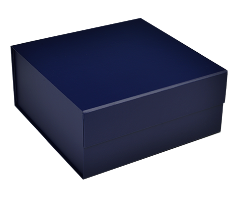 Matte Navy - Magnetic Gift Box - 10 x 10 x 4-1/2"