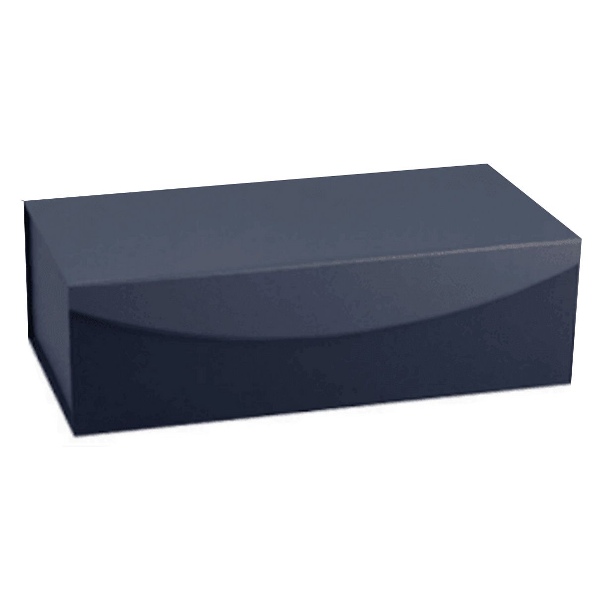 Leatherette Navy - Magnetic Gift Box - 13 x 6-1/2 x 4-1/4"