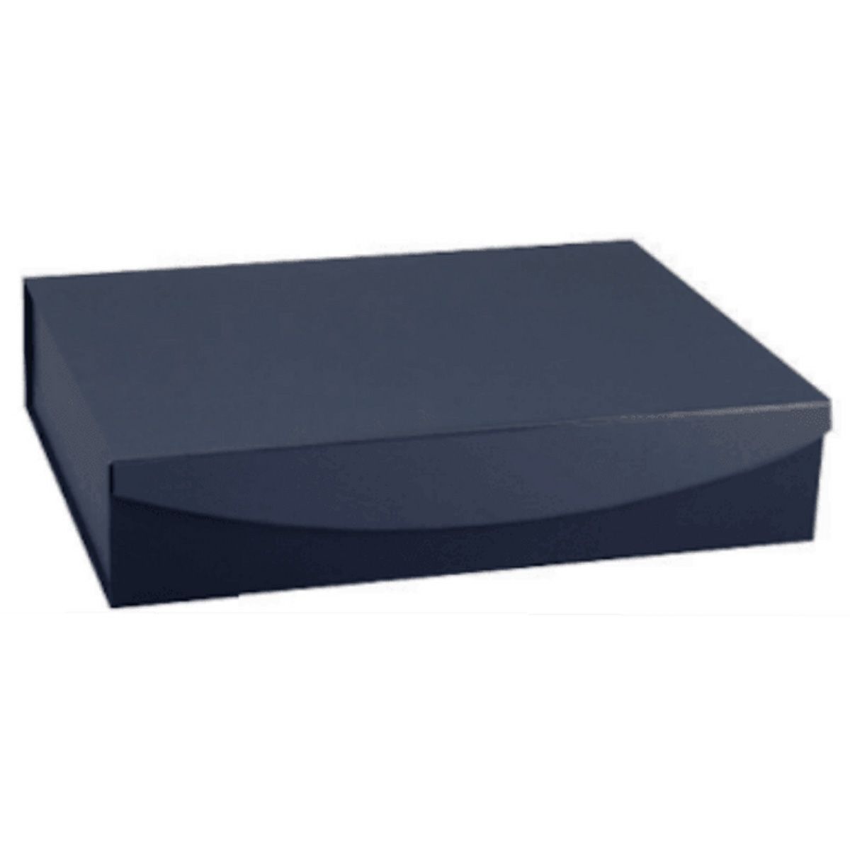 Leatherette Navy - Magnetic Gift Box - 14-3/8 x 10-3/4 x 3-1/8"