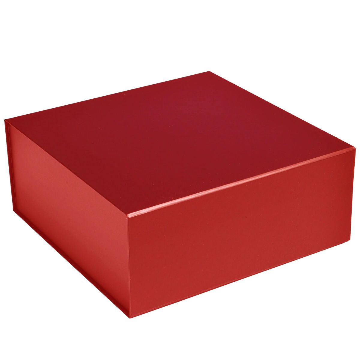 Matte Red - Magnetic Gift Box - 12 x 12 x 4.5"
