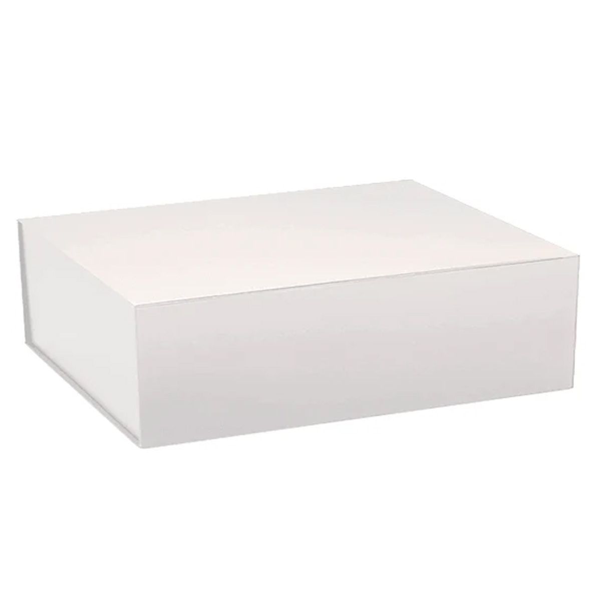 Matte White - Magnetic Gift Box - 15 x 12 x 3-1/4"