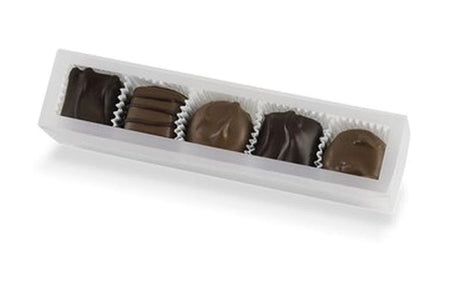 Frosted Clear - Window Candy Box - (5 Pc.) 6-1/4 x 1-3/8 x 1-3/8"