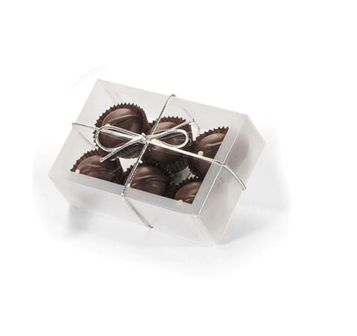 Frosted Clear - Artisan Candy Box - (6 Pc.) 2-3/4 x 4-1/8 x 3/4"