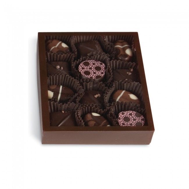 Brown/Clear Window - Artisan Frosted Window Box - (12 Pc.) 4-1/8 x 5-1/2 x 3/4"