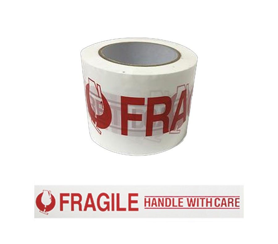 Fragile - Packing Tape - (1.8 mil) 2" Width x 110 Yards