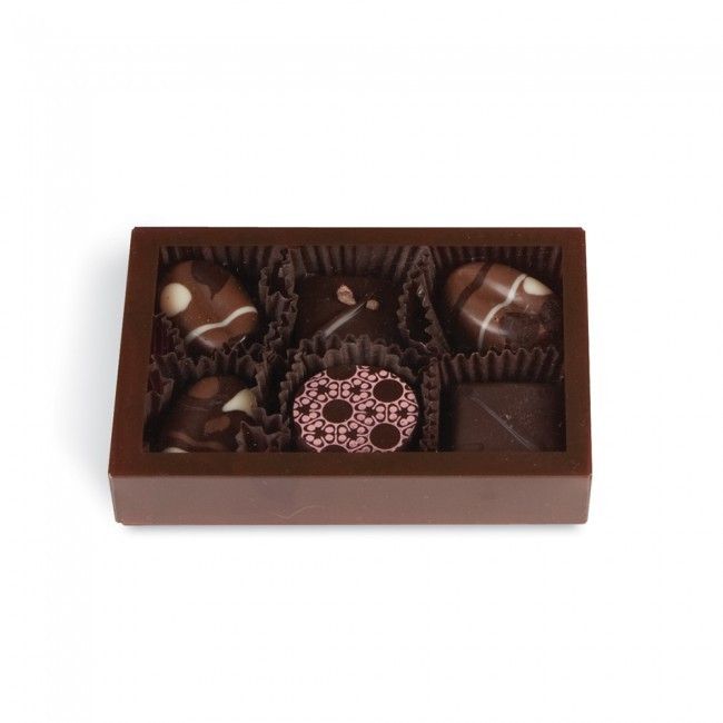 Brown/Clear Window - Artisan Frosted Window Box - (6 Pc.) 2-3/4 x 4-1/8 x 3/4"