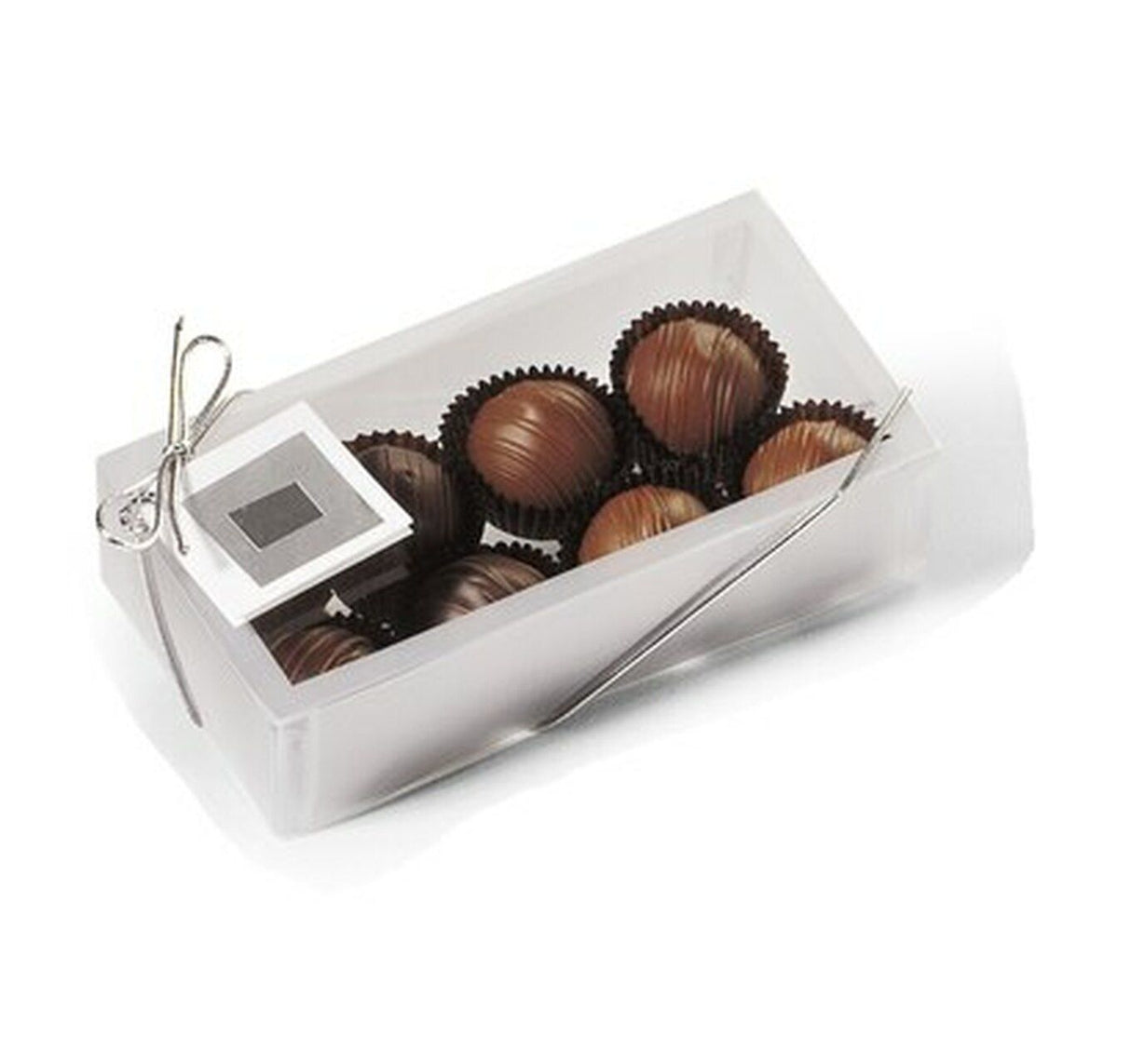 Frosted Clear - Artisan Candy Box - (8 Pc.) 2-3/4 x 5-1/2 x 3/4"