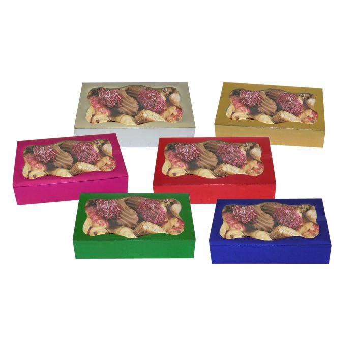 Foil Cookie Boxes with Window