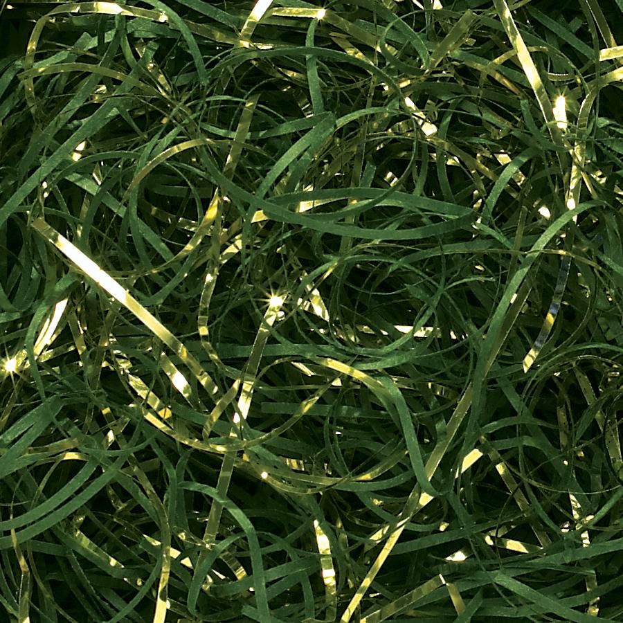 Forest Green/Gold - Very Fine Cut Basket Shred - 40 lb Box
