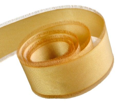 Hazelnut - Fringed Ribbon - 5/8" x 100 Yards
