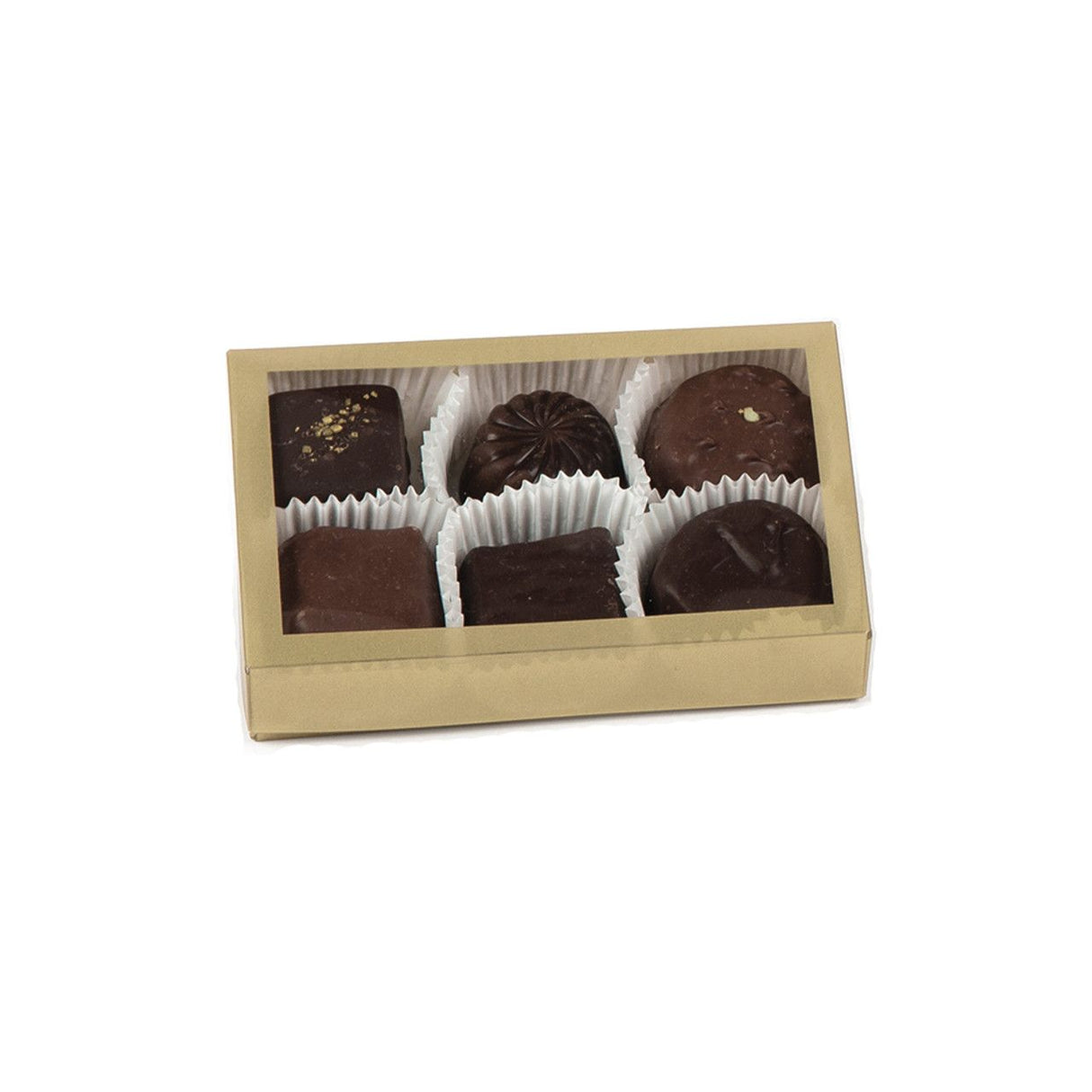 Frosted Gold - Window Candy Box - (6 Pc.) 2-3/4 x 4-1/8 x 3/4"