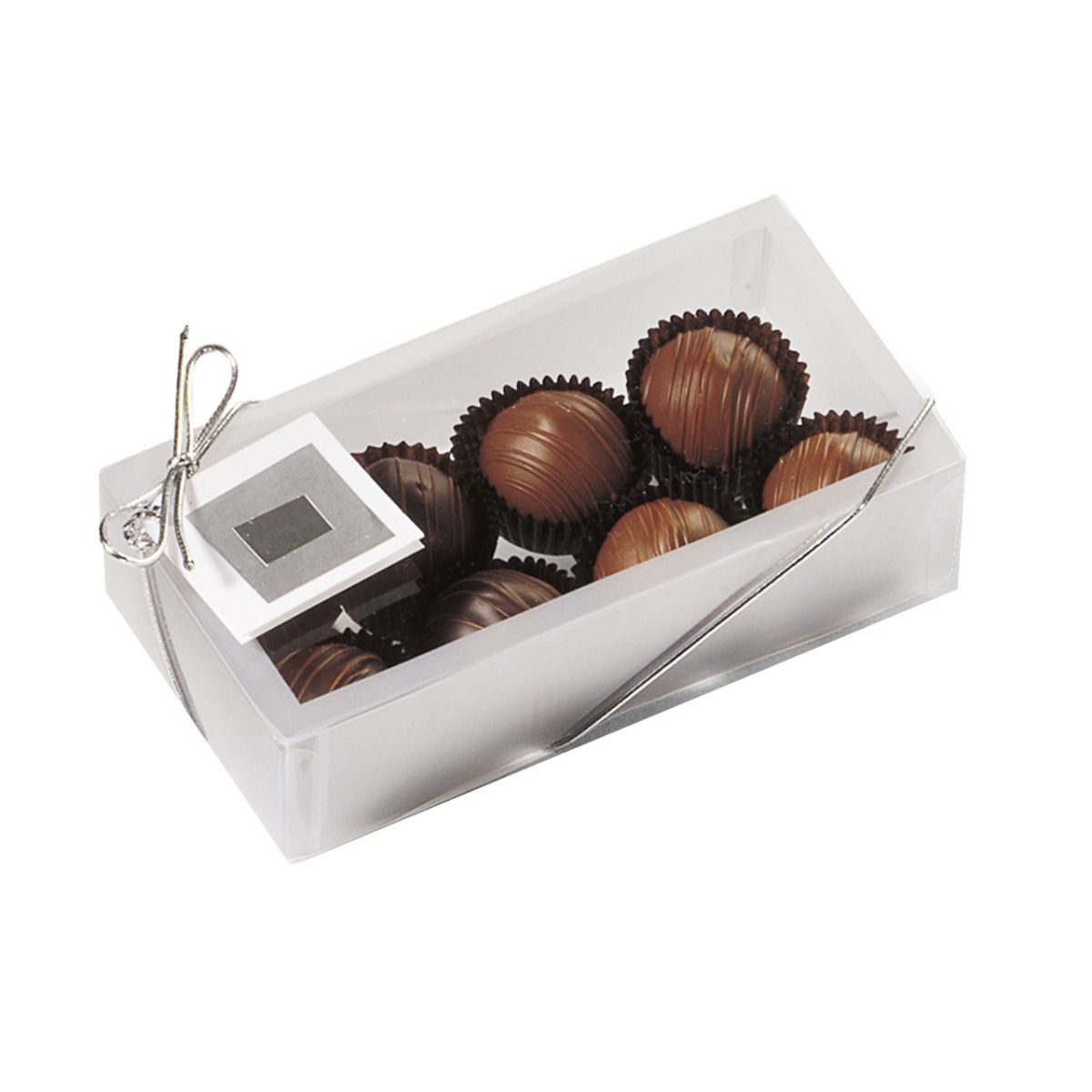 Frosted Clear - Window Candy Box - (8 Pc) 2-3/4 x 5-1/2 x 1-3/8"