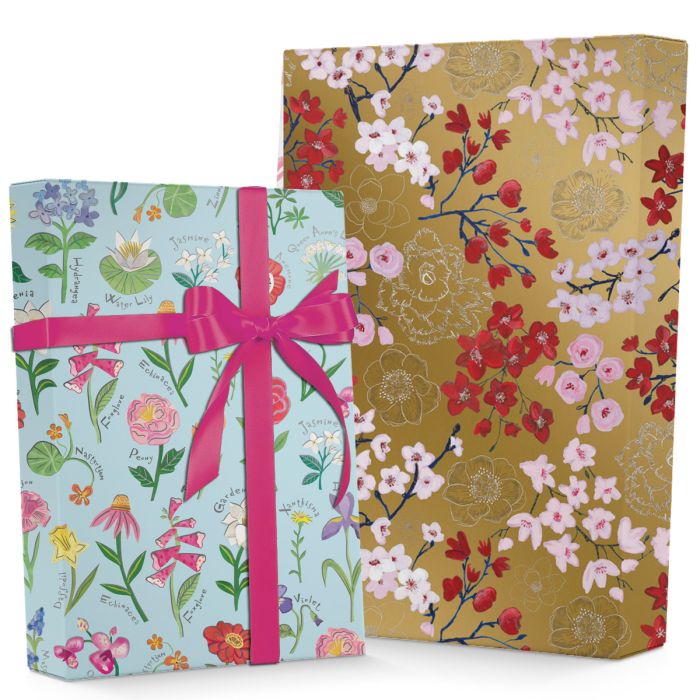 Flowers Gift Wrap Designs
