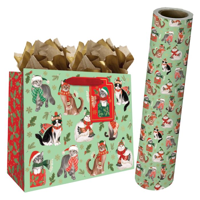 Frolicking Felines Gift Bags & Wrapping Paper