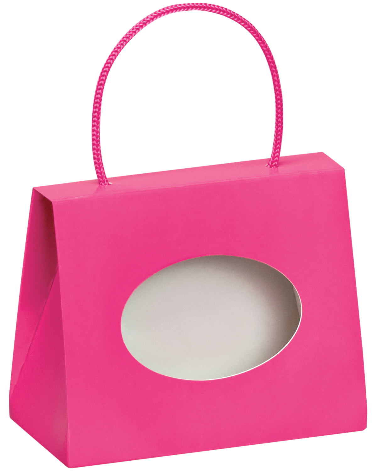 Fuchsia - Gift Tote Window Box - 5 x 2-1/2 x 4"
