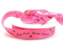 Good Luck - Greeting Ribbon - 5/8" x 25 Yards