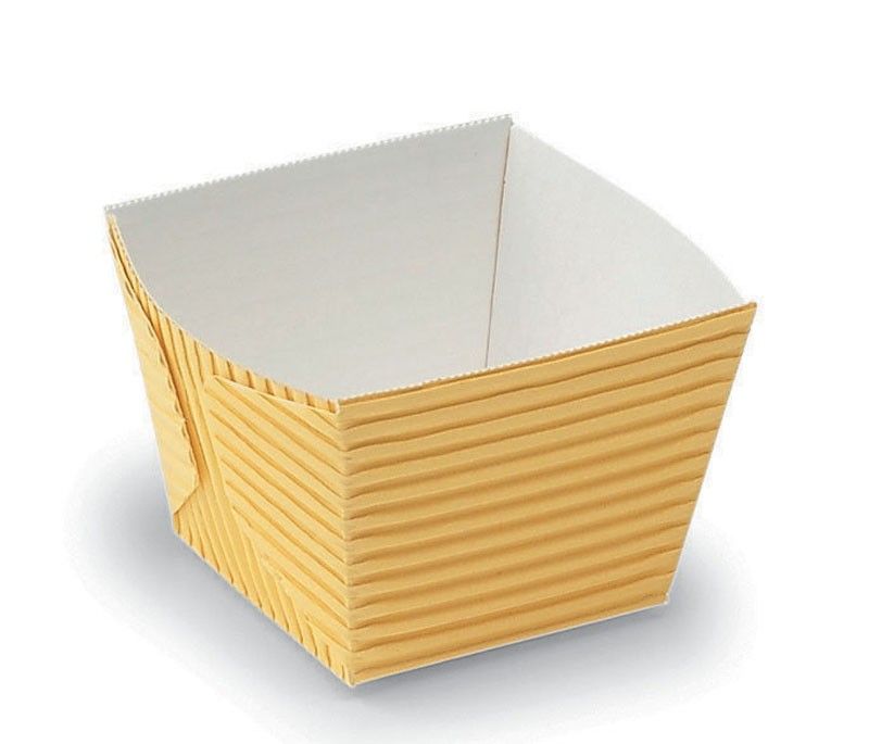 Yellow - Baking Trays - (2.9 oz) 1.6 x 1.6 x 1.6"