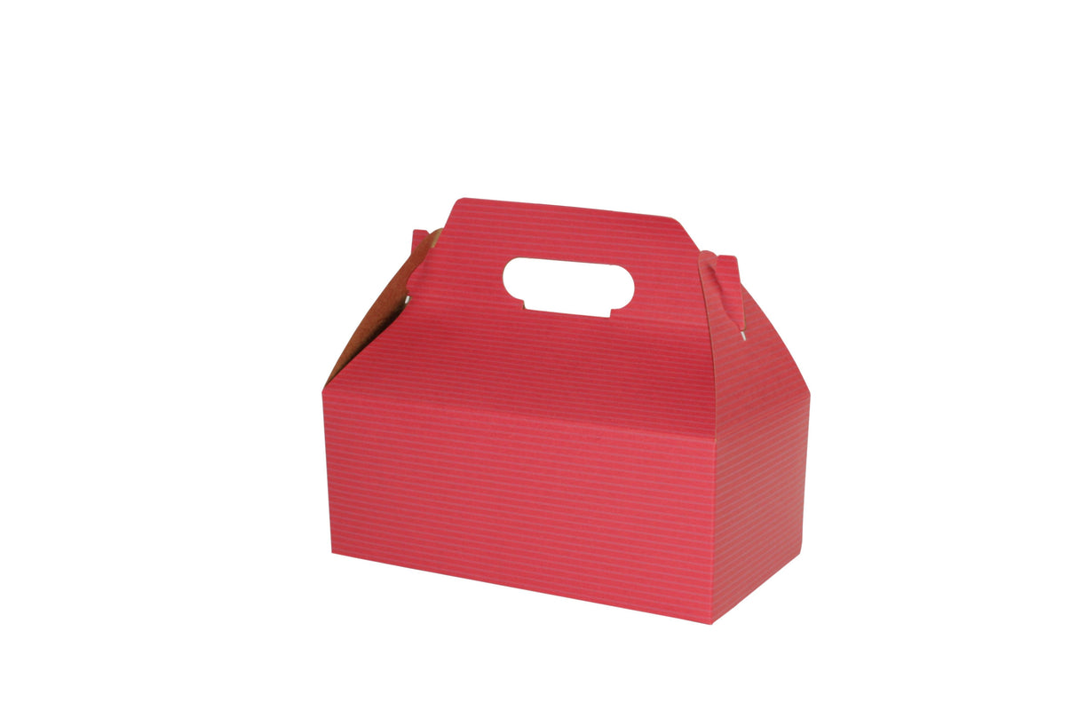 Red - Gable Box - 8-7/8 x 5 x 3-1/2"