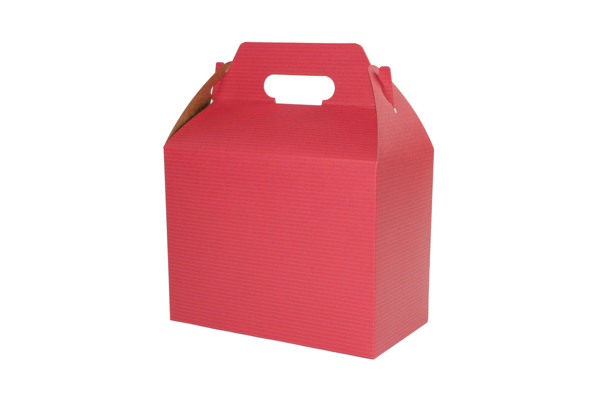 Red - Gable Box - 9-1/2 x 5 x 5"