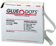 Clear - Glue Dots High Tack - 1/2" Medium Profile