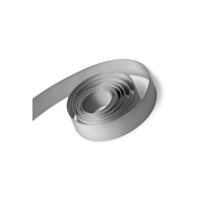 Gray - Grosgrain Ribbon - 3/8" x 100 Yards
