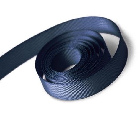 Navy Blue - Grosgrain Ribbon - 3/8" x 100 Yards