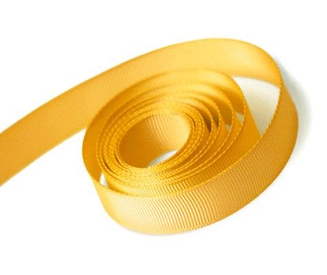 Yellow Gold - Grosgrain Ribbon - 5/8" x 100 Yards