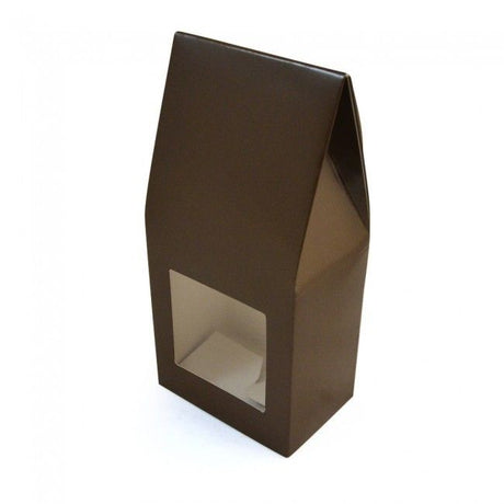 Brown - Gable Top Box - 3 x 2 x 6-3/8"