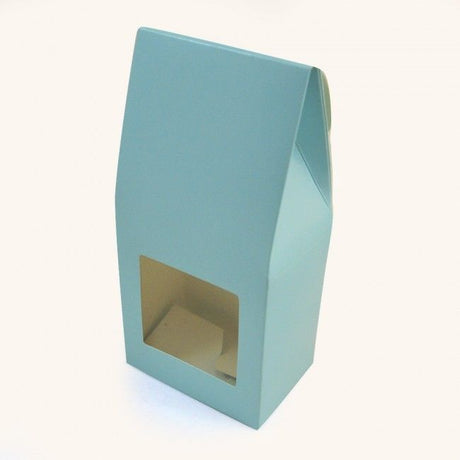 Blue - Gable Top Box - 3 x 2 x 6-3/8"