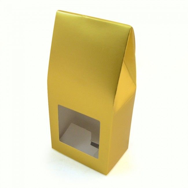 Dusty Gold - Gable Top Box - 3 x 2 x 6-3/8"