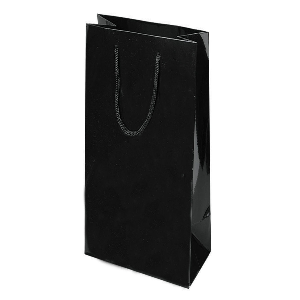 Gloss Black - Gloss Euro Tote - 6-1/2 x 3-1/2 x 13"