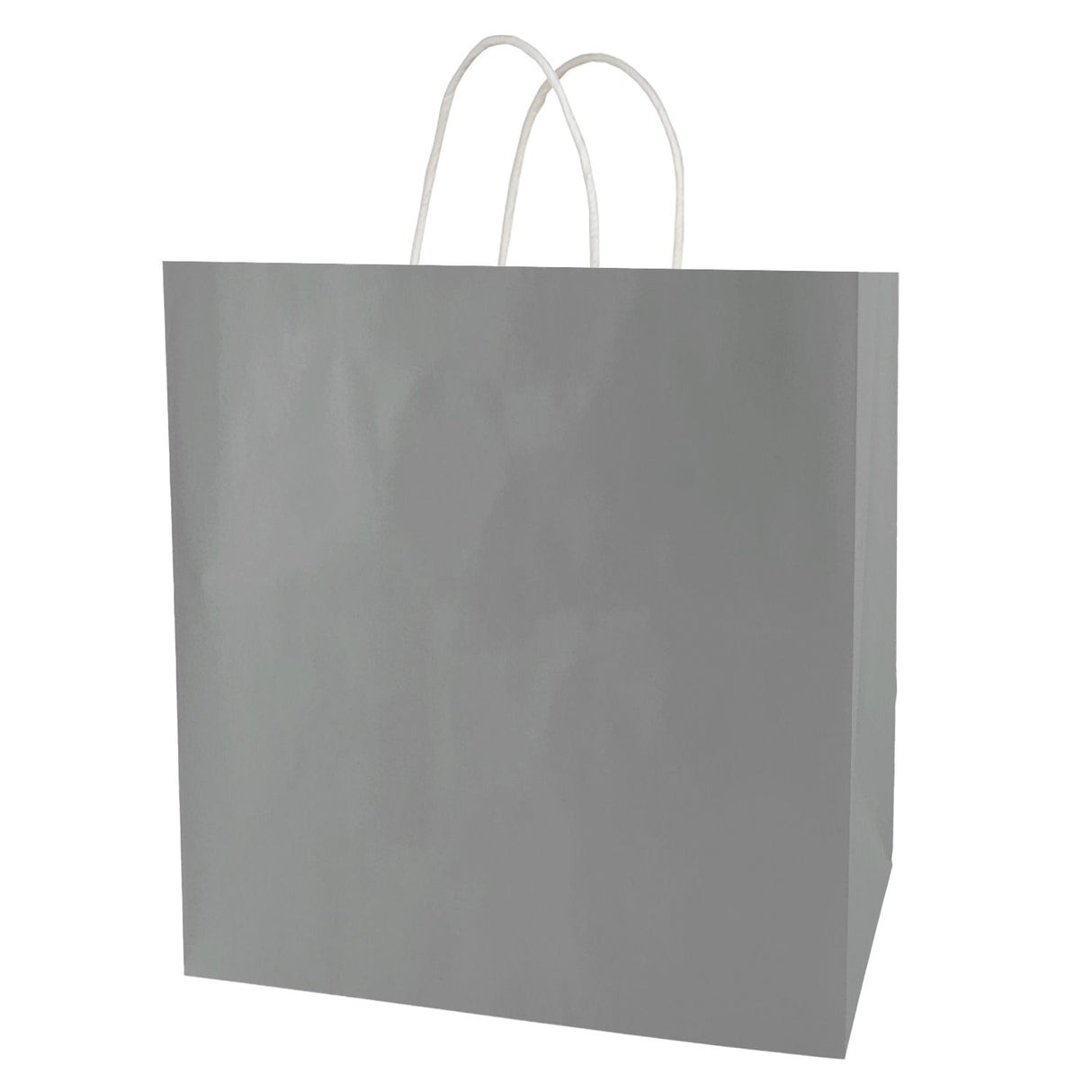 Gray - Smooth Top Egde Shopping Bag - 16 x 7 x 19"