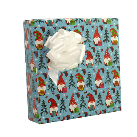 Cheery Gnomes - Gift Wrap - 1/2 Ream Gift Wrap Roll (24" x 417 Ft.)