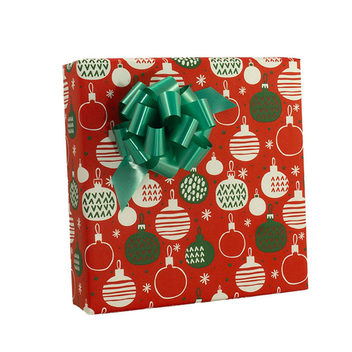 Retro Ornaments - Gift Wrap - Cutter Box Gift Wrap Roll (24" x 100 ft.)