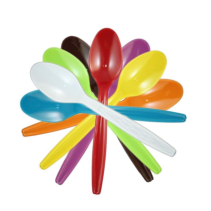 Color Heavy Duty Ice Cream Spoons