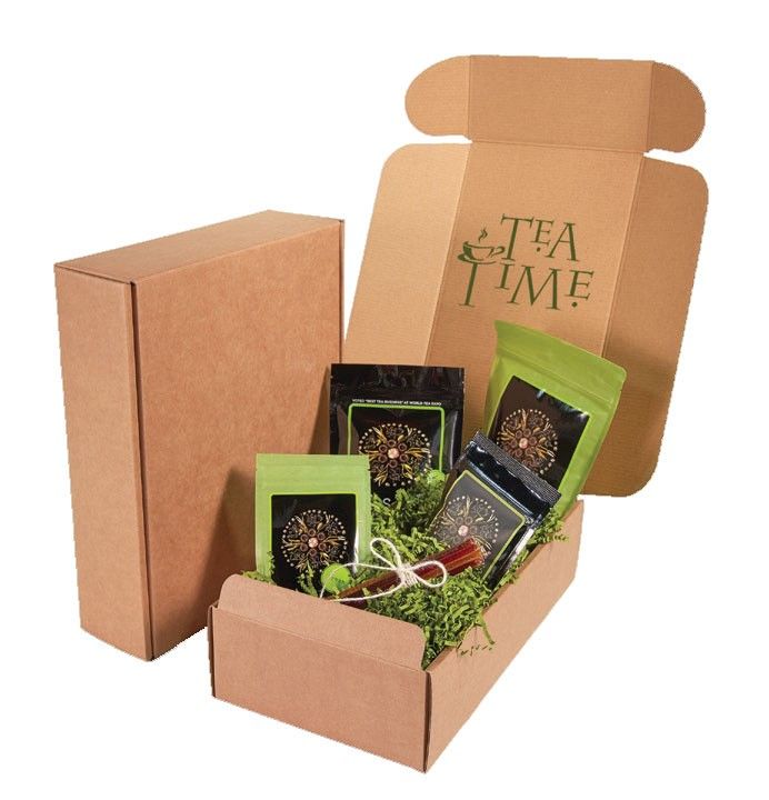 Natural Kraft - E-Commerce Corrugated Box - 11 x 13-3/8 x 3-1/2 "