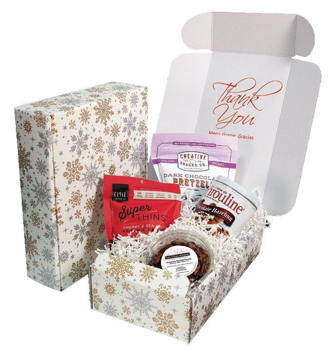 Alpine Snowflake - E-Commerce Corrugated Box - 11 x 13-3/8 x 3-1/2 "