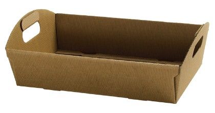 Cesto Natural - Corrugated Market Tray - 12-9/16 x 8-5/8 x 3-5/16"