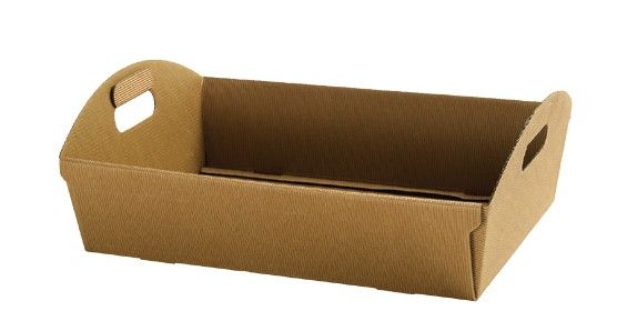Cesto Natural - Corrugated Market Tray - 14-1/2 x 10-3/8 x 3-15/16"