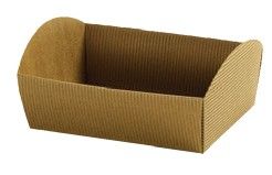 Cesto Natural - Corrugated Market Tray - 5-1/8 x 3-3/4 x 2-1/2"