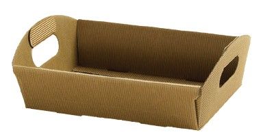 Cesto Natural - Corrugated Market Tray - 8-5/8 x 6-1/16 x 2-3/8"