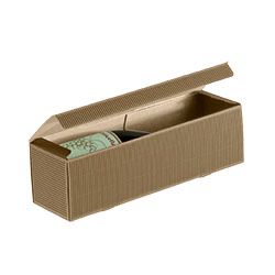 Tawny - 1 Bottle Box (Horizontal) - 3-1/2 x 3-1/2 x 13"