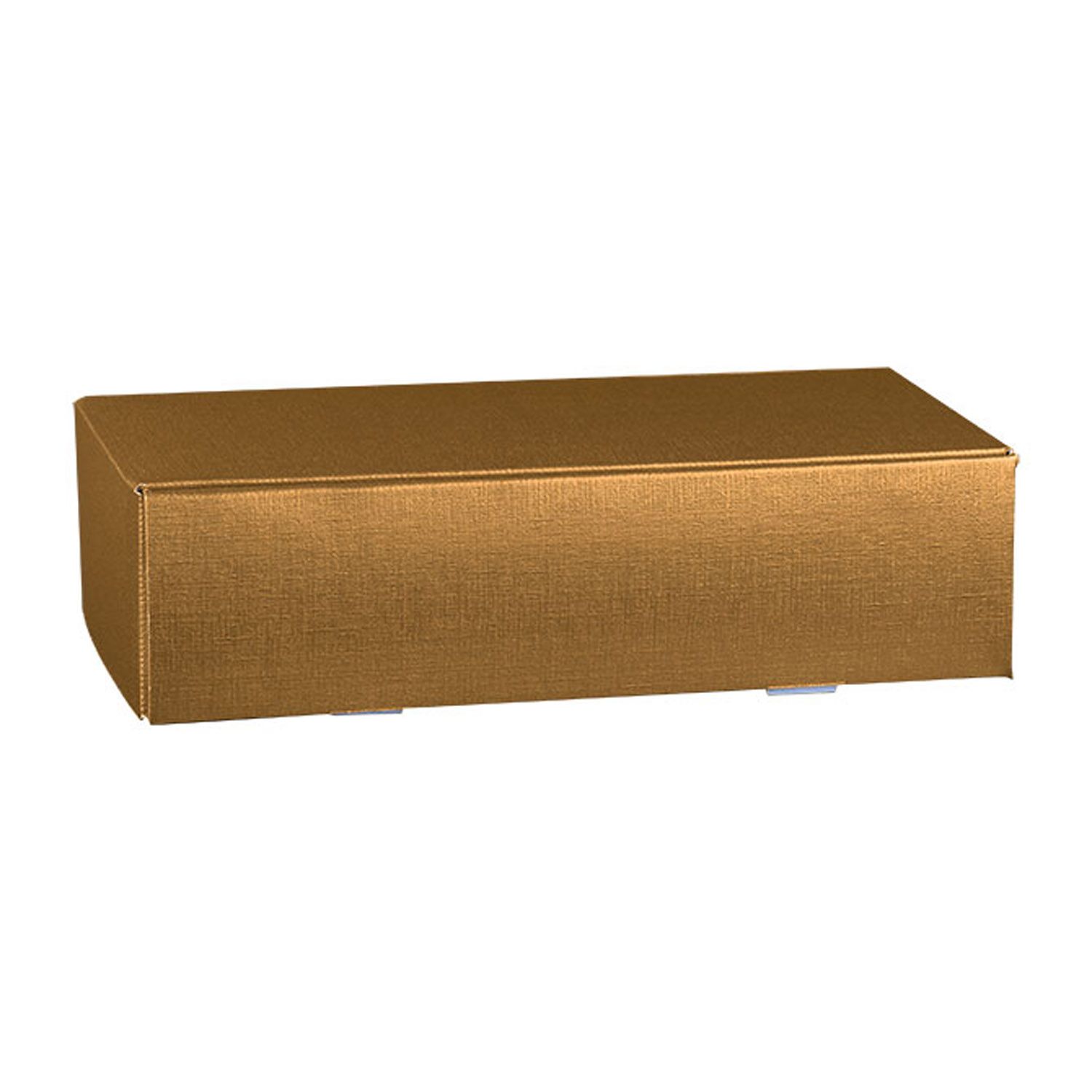 Matte Spun Gold - 2 Bottle Box - 7-1/4 x 3-1/2 x 13-3/8"