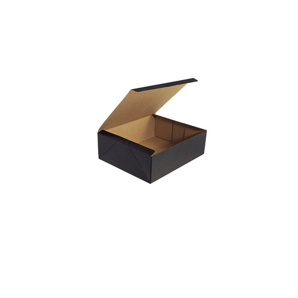 Black Linen Embossed - Top Tuck Box - 9-7/8 x 7-7/8 x 3-1/8"