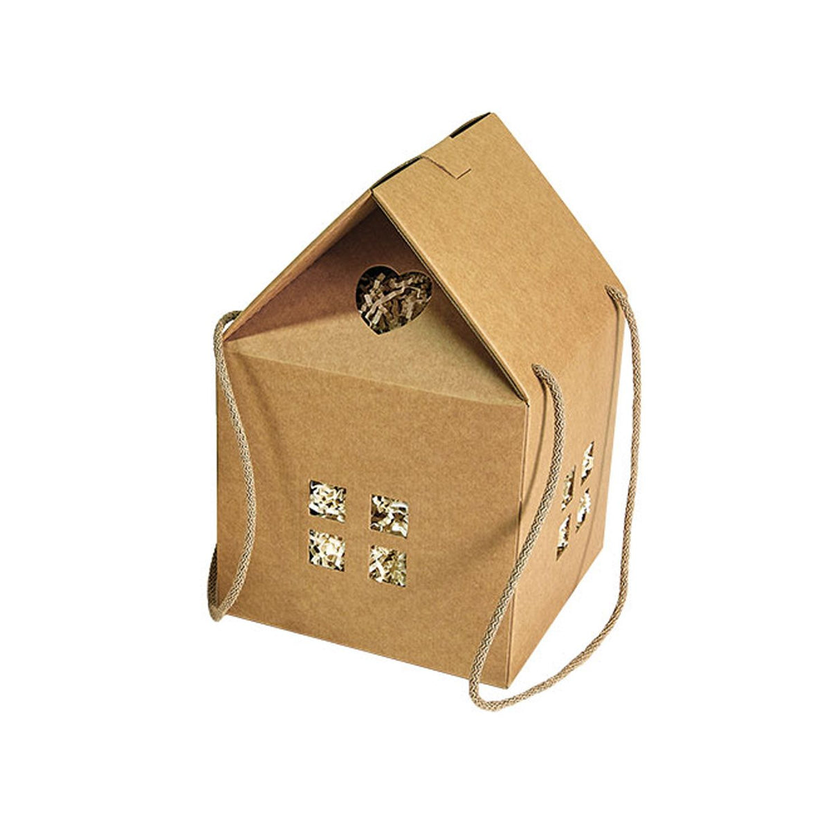 Natural Kraft - Italian Cottage Box - 7-5/8 x 7-5/8 x 7"