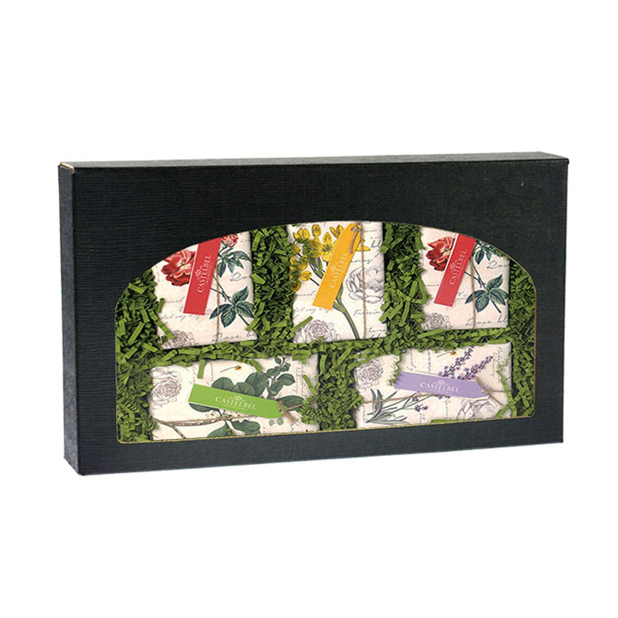 Black Linen - Arched Window Box - 9 x 5-3/8 x 1-3/8"