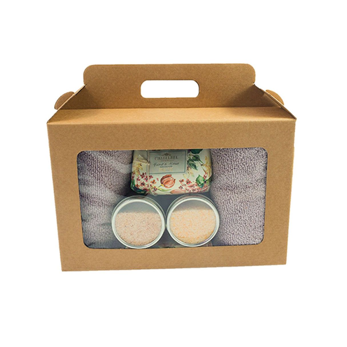 Natural Kraft - Windowed Gable Box - Corrugated - 11-3/8 x 5-3/4 x 7-1/2"