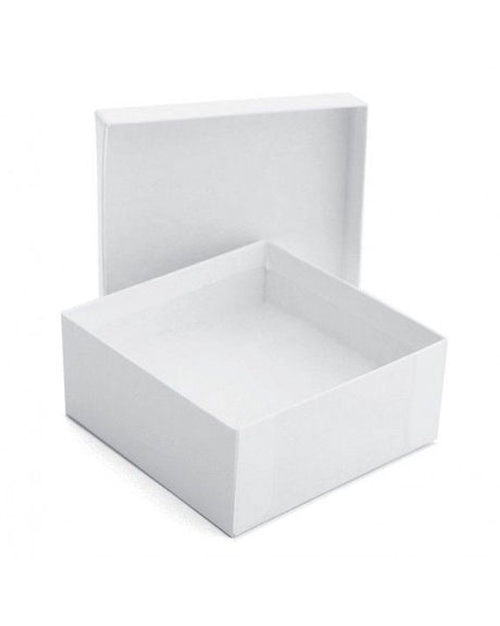 White Krome - Jewelry Box - 3-1/2 x 3-1/2 x 1-1/2"