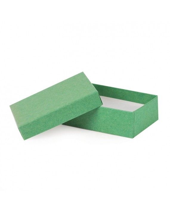 Kraft Green - Jewelry Box - 3 x 2-1/8 x 1"